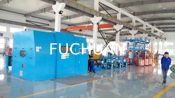 Máquina automática de atado de cables y alambres, equipo extrusor azul cielo