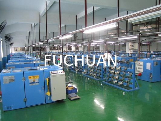 0.04-2.52mm Cables de cobre desnudo Cables enlatados CCA Twisting Bunching Buncher Machine