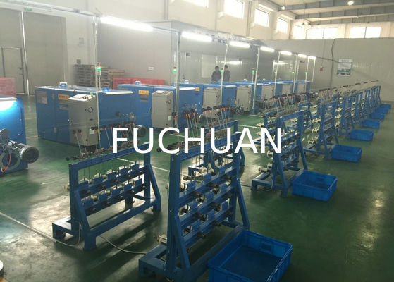 Máquina trenzadora de alambre de cobre con control PLC, equipo de conductor ultra trenzado