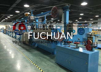 La máquina de la protuberancia del PVC de Fuchuan, alambre aisló y forró la cadena de producción