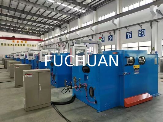 Máquina retorcedora de alambre de cobre azul cielo 11KW Velocidad de torsión 100-250r/min