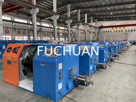 Máquina retorcedora de alambre de cobre eficiente 11KW Equipo de torsión en dirección izquierda