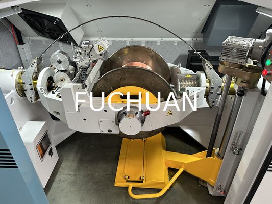 Equipo de conductor trenzado de máquina agrupadora de doble torsión de alta velocidad Fuchuan