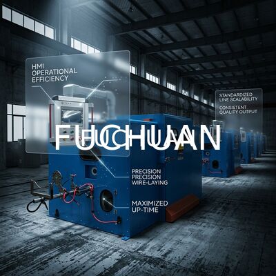 Automatic Wire Bunching Machine High Speed Double Twist Design FC-630B Copper Stranding Unit