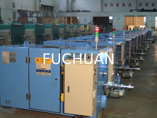 0.04-2.52mm Cables de cobre desnudo Cables enlatados CCA Twisting Bunching Buncher Machine