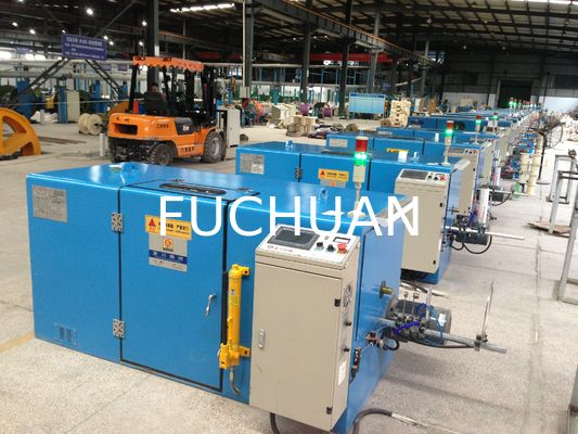0.04-2.52mm Cables de cobre desnudo Cables enlatados CCA Twisting Bunching Buncher Machine