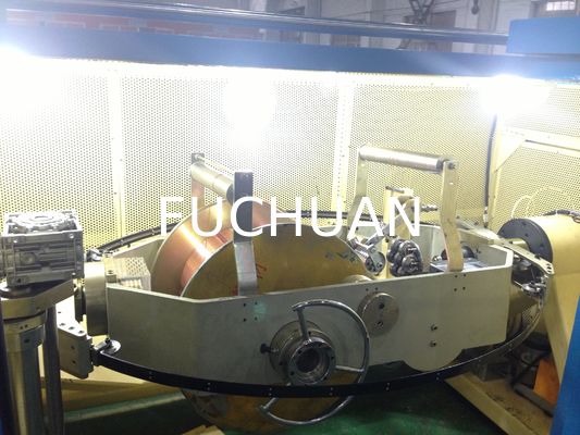 FUCHUAN 4000 Twist Copper Wire Bunching Machine El funcionamiento de la pantalla táctil 19 piezas
