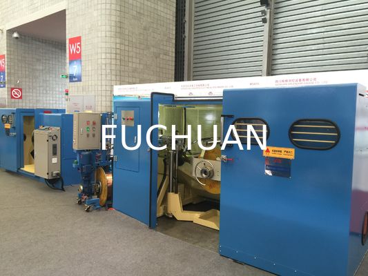 FUCHUAN 4000 Twist Copper Wire Bunching Machine El funcionamiento de la pantalla táctil 19 piezas