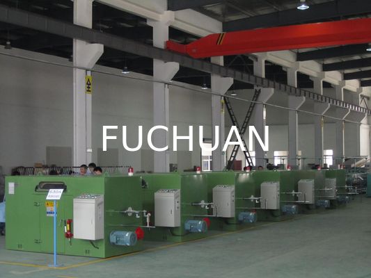 alambre 7.5Kw que tuerce el equipo del Buncher del alambre del azul de cielo de FUCHUAN 2.5Kgf de la máquina