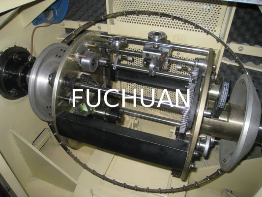 Máquina trenzadora de alambre de bobina de 250 mm, torsión simple de 0,3 kgf, equipo de dirección Z