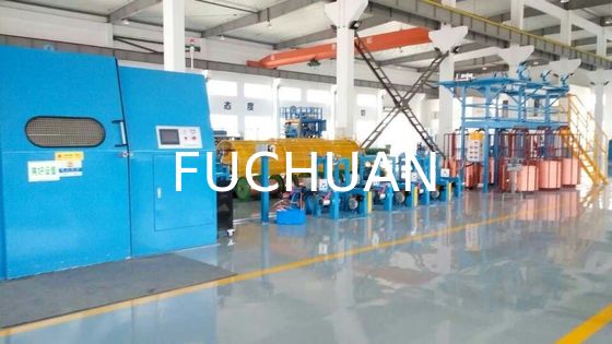 Máquina trenzadora de alambre de cobre desnudo de 20 Kgf, equipo de bobina de 1250 mm de diámetro