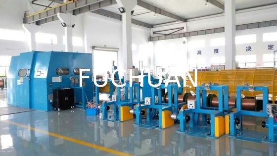 Máquina trenzadora de alambre de cobre desnudo de 20 Kgf, equipo de bobina de 1250 mm de diámetro