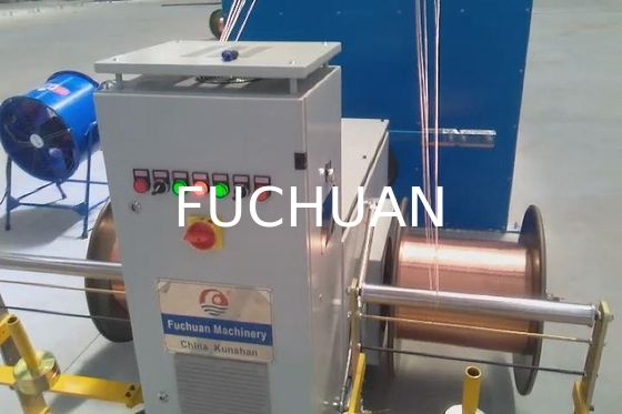 Máquina retorcedora de alambre de cobre estañado 5.5Kw Equipo médico Aeroespacial Doble cabezal