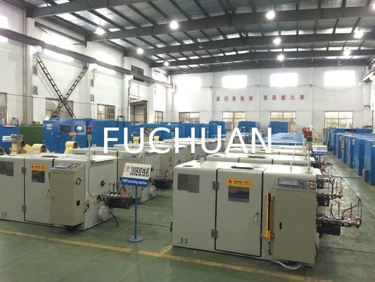 Máquina de retorcer alambre Fuchuan Sky Blue, sección de trenzado de 0.0014 a 0.035 mm2