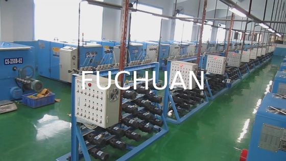 Máquina de retorcer alambre Fuchuan Sky Blue, sección de trenzado de 0.0014 a 0.035 mm2