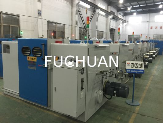 Cable de alambre de cobre desnudo de doble torsión que agrupa el equipo automático de la máquina