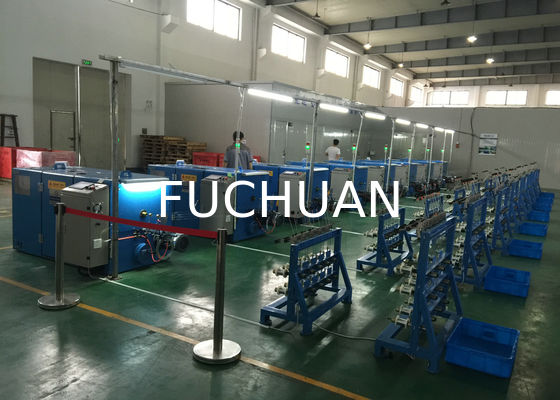 0.03mm máquina de torsión de alambre de cobre 24 zonas equipo de doble torsión