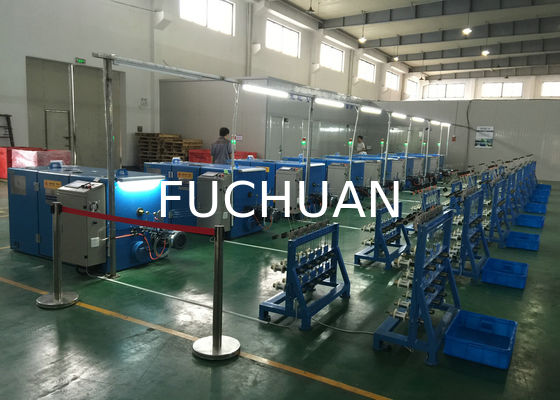 0.03mm máquina de torsión de alambre de cobre 24 zonas equipo de doble torsión