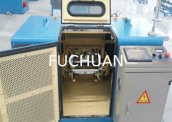 Máquina retorcedora de alambre de cobre con control PLC, bobina de 300 mm, 2300x1100x1330 mm