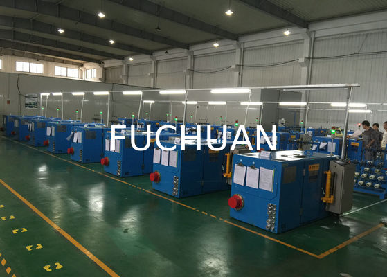 Máquina trenzadora de alambre de cobre con control PLC, equipo de conductor ultra trenzado