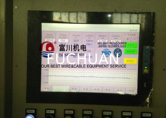 Máquina de la protuberancia de cable de Fuchuan para el diámetro de forro aislado alambre automático 1-6m m del alambre del alambre