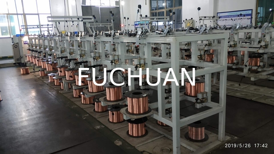 0.03-2.52m m estañaron la fabricación de cables del alambre de cobre que torcía agrupando la máquina
