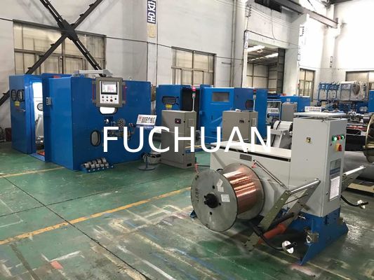 Alambre de cobre que agrupa la máquina que tuerce el equipo del diámetro de trenzado de 0.05-2.5m m