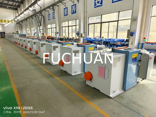 Máquina de cableado de doble torsión de alta velocidad Fuchuan con paso electrónico