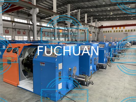 Alambre de cobre de gran capacidad que agrupa la máquina que entrelaza poder mínimo de la velocidad 7.5KW del 100m