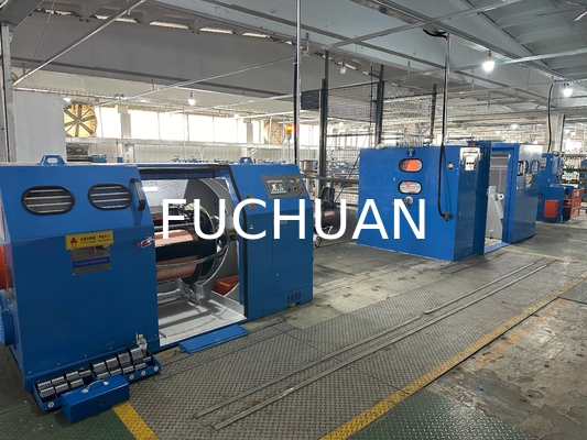Máquina automática de entretejido de alambre de cobre de 100-350 kg/h con velocidad de 100 m/min