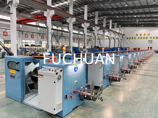 Máquina de cableado de doble torsión de alta velocidad Fuchuan con paso electrónico