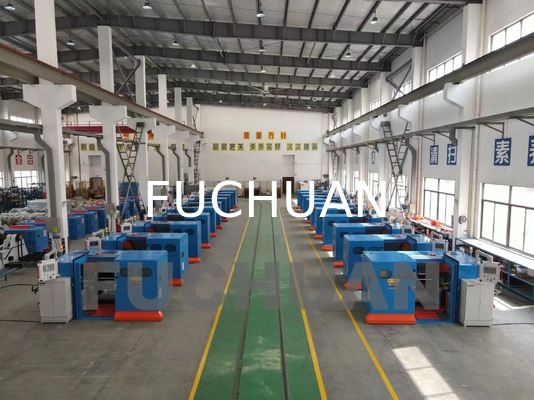 Máquina de cableado de doble torsión de alta velocidad Fuchuan con paso electrónico
