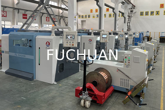 Máquina de cableado de doble torsión de alta velocidad Fuchuan con paso electrónico
