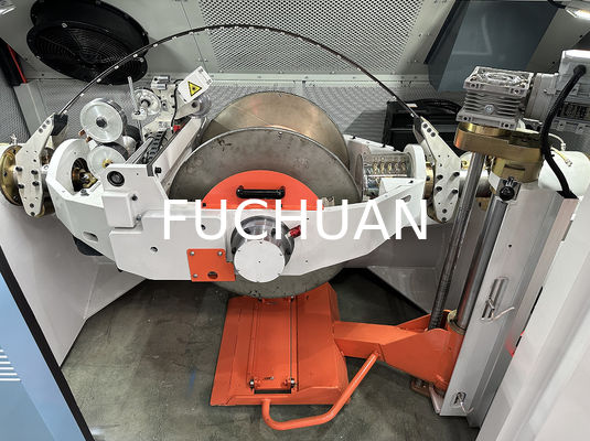 Lanzamientos electrónicos de la máquina que agrupa el alambre de cobre del trenzado del doble de alta velocidad de Fuchuan