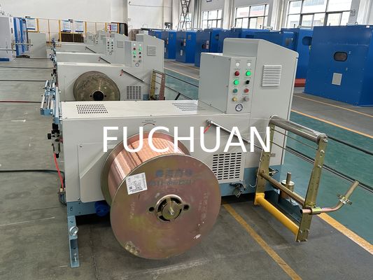 Equipo de conductor trenzado de máquina agrupadora de doble torsión de alta velocidad Fuchuan