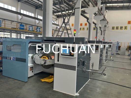 Equipo de conductor trenzado de máquina agrupadora de doble torsión de alta velocidad Fuchuan