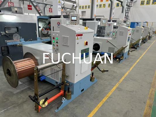 Alambre de cobre de torsión doble que agrupa la cubierta 0,8 mm2 de la máquina 16 mm2 trenzado Fuchuan