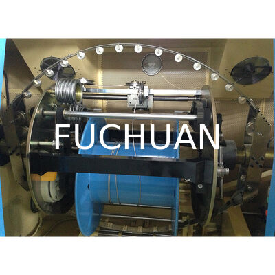 equipo de cableado de trenzado de la máquina de agrupación de alambre de cobre de doble torsión de 1000 mm Fuchuan