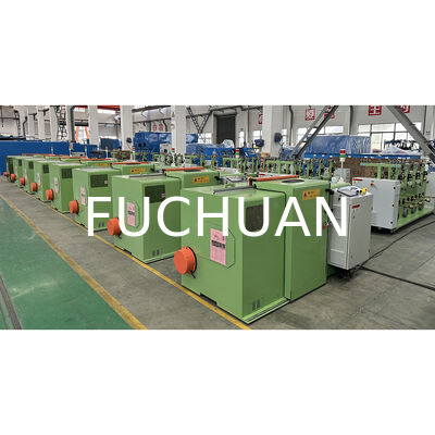 Máquina de trenzado y cableado doble de alambre de cobre de alta velocidad Fuchuan HMI Pitch