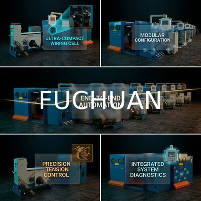 Core Wire Bunching Machine High Speed Double Twist Design FC-800B Copper Stranding Equipment